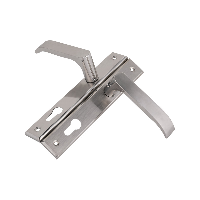 85mm Zinc Alloy Door Handle with Plate Safe Door Lock