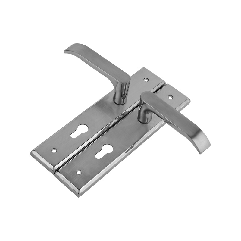 85mm Stainless steel Door Handle with Plate Safe Door Lock