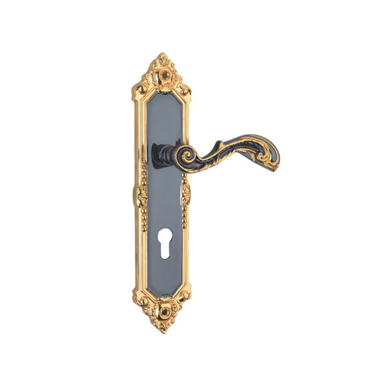 85mm Door Locks Handles Door Lever Handle With Lever Plate Security Interior Door Lock Handles